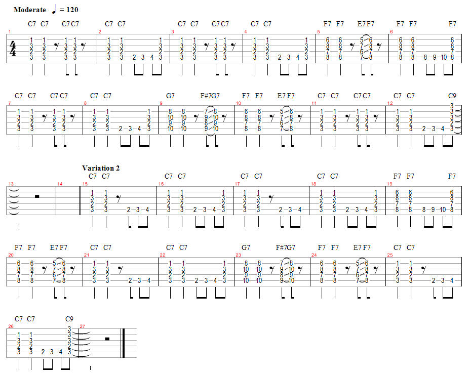 7th Chords Blues