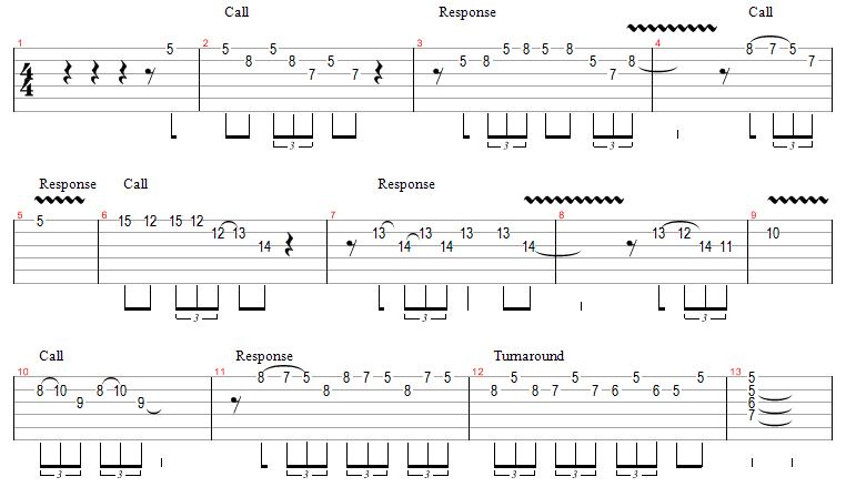 Call and Response in A