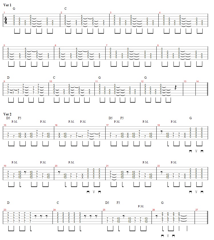 Easy 12-Bar-Blues in Open-G 1