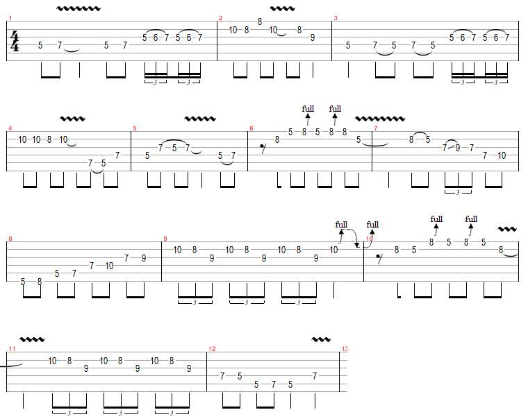 Easy Blues Solo1a