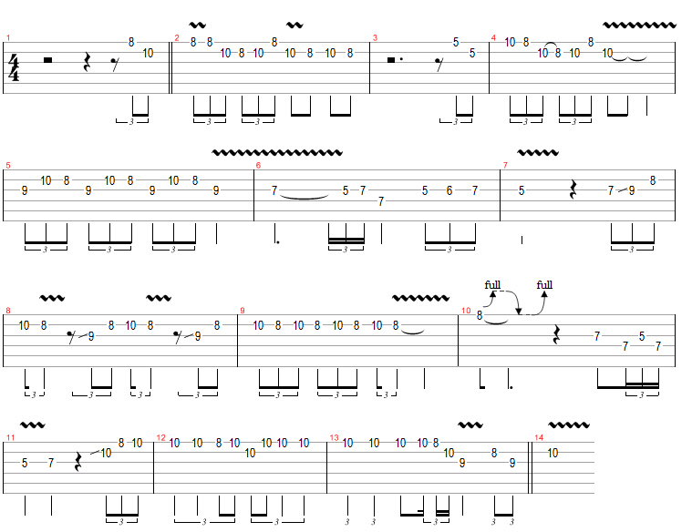 Easy Blues Solo1b