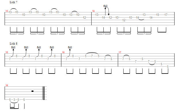 pentatonic licks