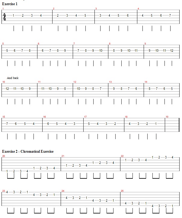 finger exercises 1