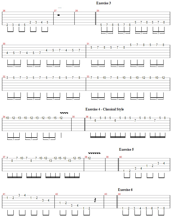 finger exercises 2