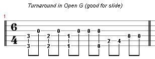 Turnaround in Open G