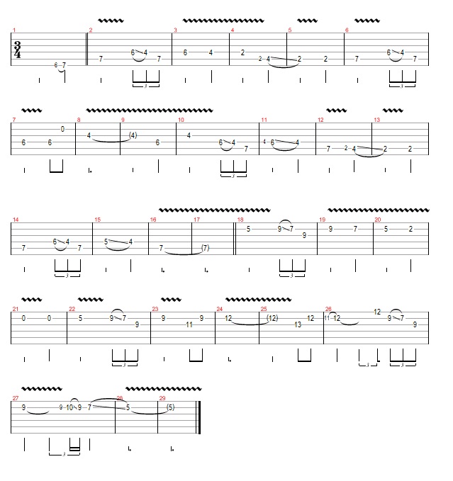 Amazing Grace Jeff Beck Style