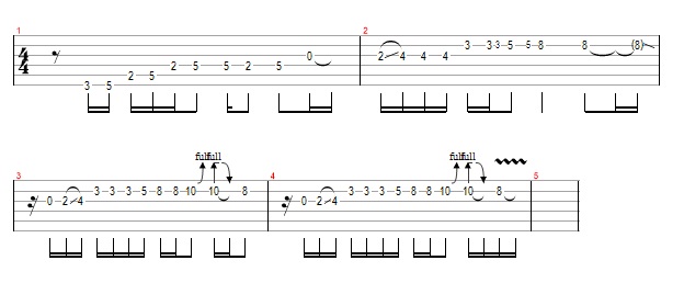 Blues Lick August 2017 Blues Lick in G Major / E Minor