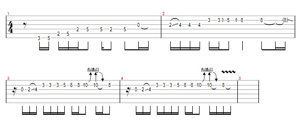 Blues Lick August 2017 Blues Lick in G Major / E Minor