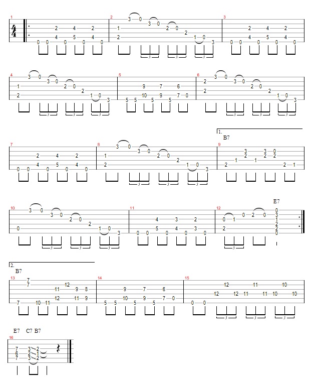 Classic Fingerpicking Shuffle