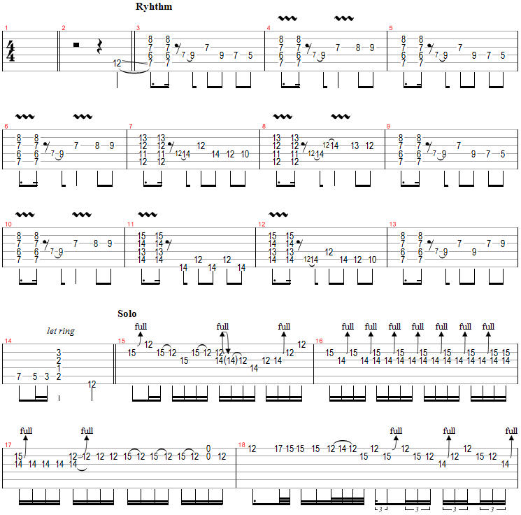 Jimi Hendrix Style Solo