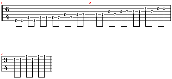 pentatonic lick